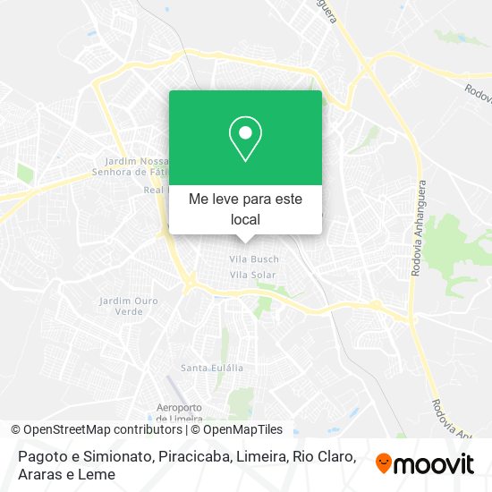 Pagoto e Simionato mapa
