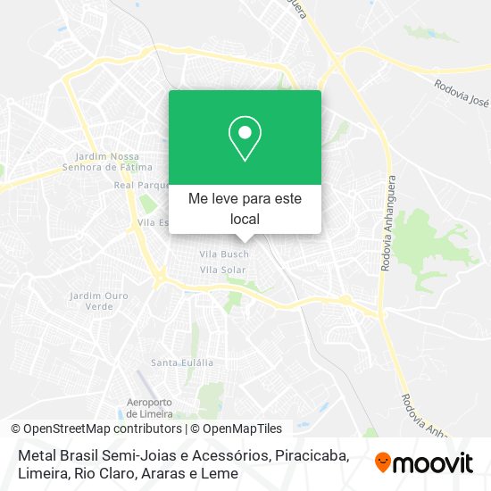 Metal Brasil Semi-Joias e Acessórios mapa