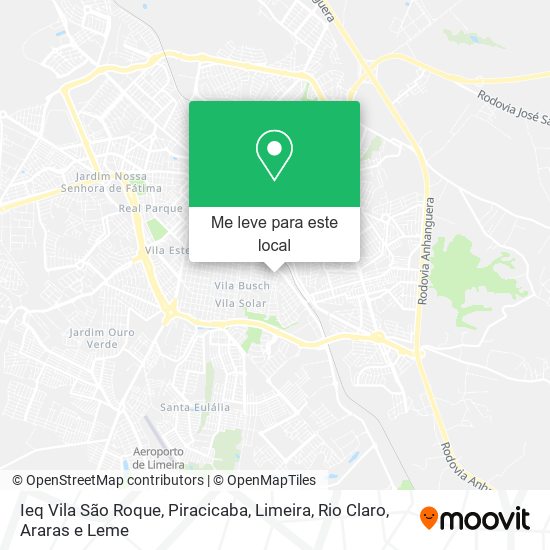 Ieq Vila São Roque mapa