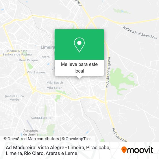 Ad Madureira: Vista Alegre - Limeira mapa