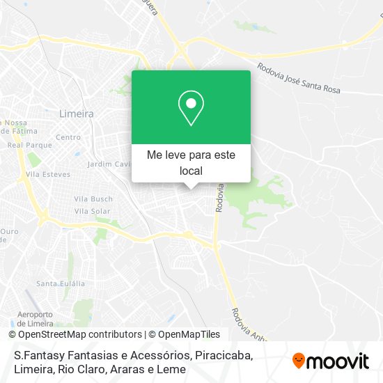 S.Fantasy Fantasias e Acessórios mapa
