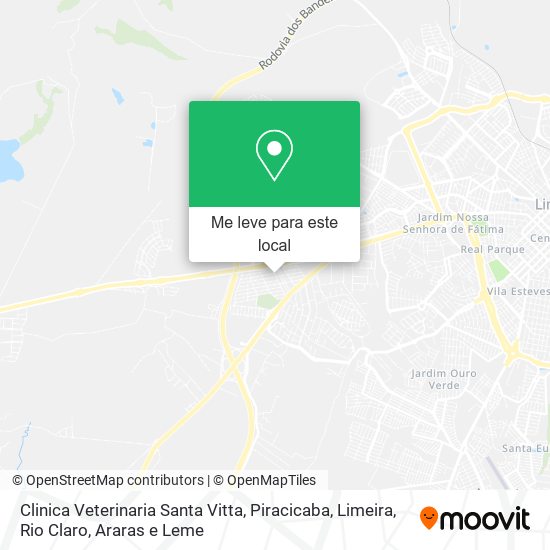 Clinica Veterinaria Santa Vitta mapa