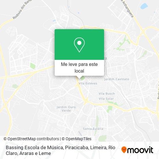 Bassing Escola de Música mapa