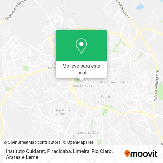 Instituto Cuidaret mapa