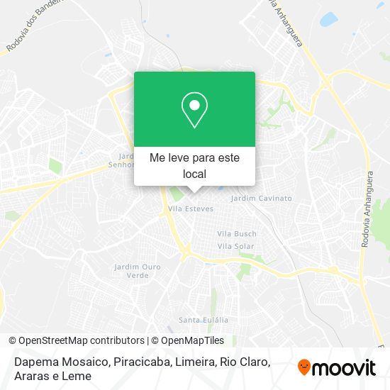 Dapema Mosaico mapa