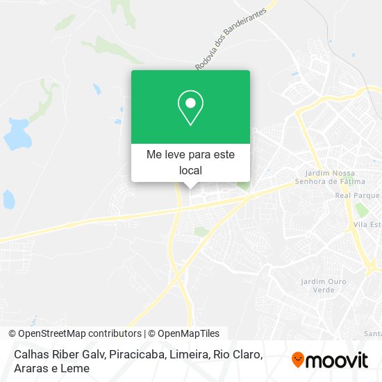 Calhas Riber Galv mapa