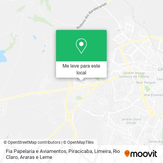 Fia Papelaria e Aviamentos mapa