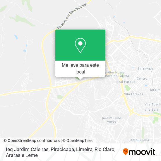 Ieq Jardim Caieiras mapa