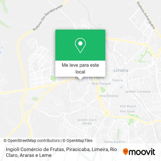 Ingioli Comércio de Frutas mapa