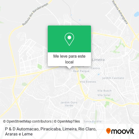 P & D Automacao mapa