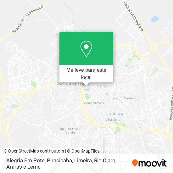 Alegria Em Pote mapa
