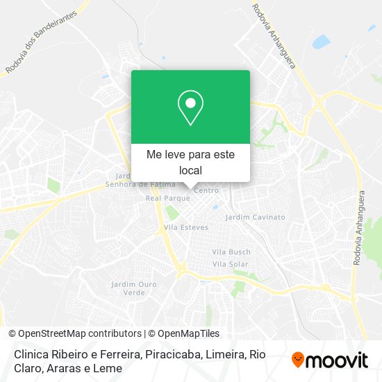 Clinica Ribeiro e Ferreira mapa