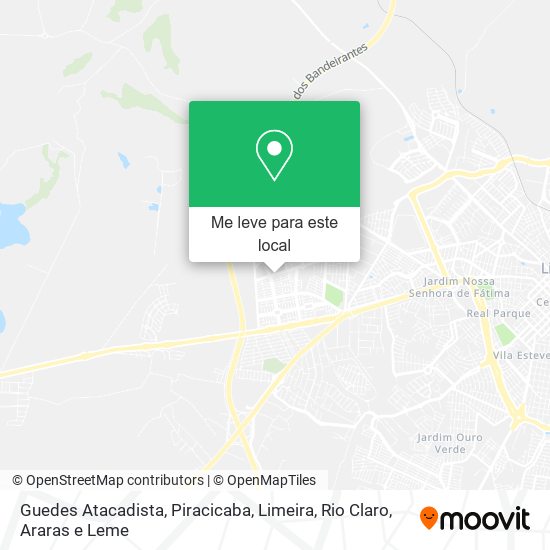 Guedes Atacadista mapa