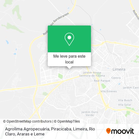 Agrolima Agropecuária mapa