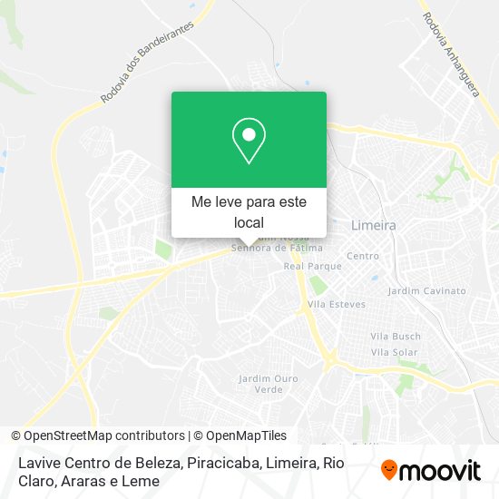 Lavive Centro de Beleza mapa