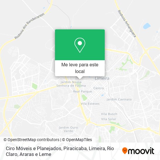 Ciro Móveis e Planejados mapa