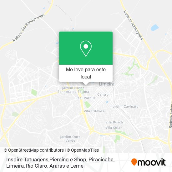 Inspire Tatuagens,Piercing e Shop mapa