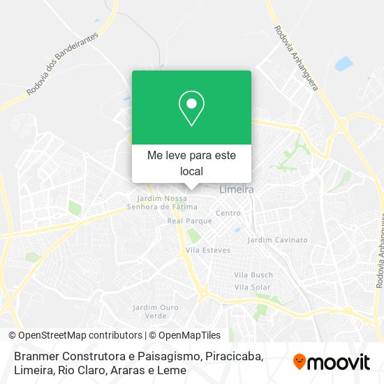 Branmer Construtora e Paisagismo mapa