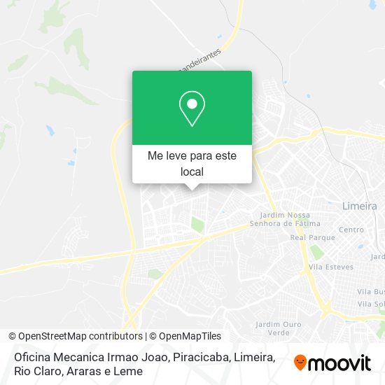Oficina Mecanica Irmao Joao mapa