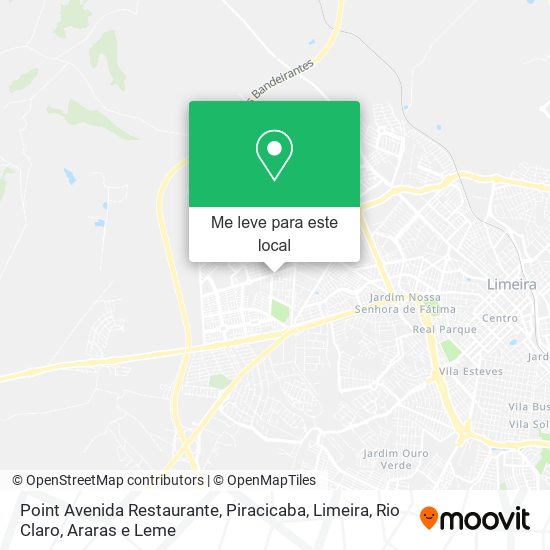 Point Avenida Restaurante mapa