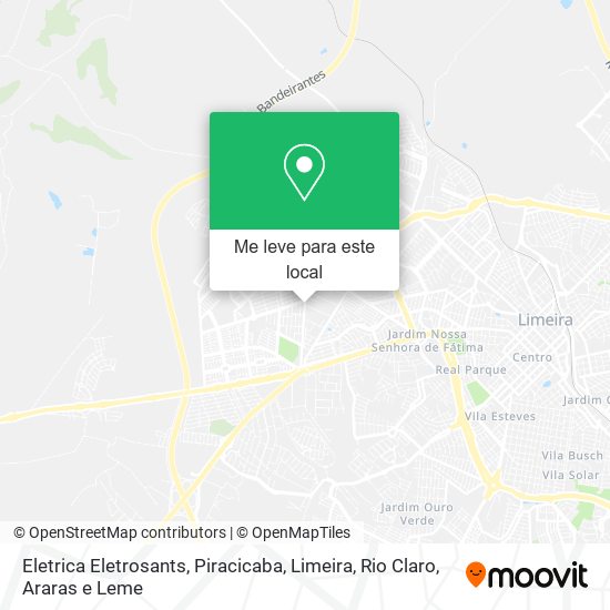 Eletrica Eletrosants mapa