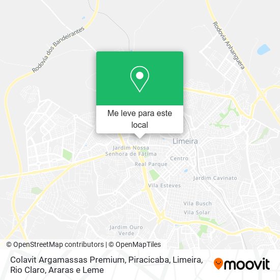 Colavit Argamassas Premium mapa