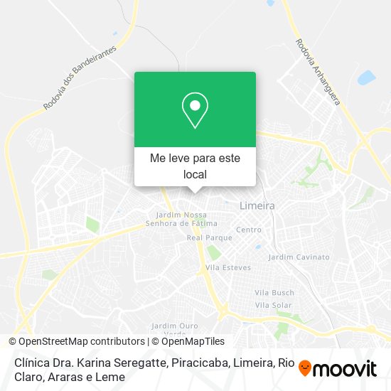 Clínica Dra. Karina Seregatte mapa