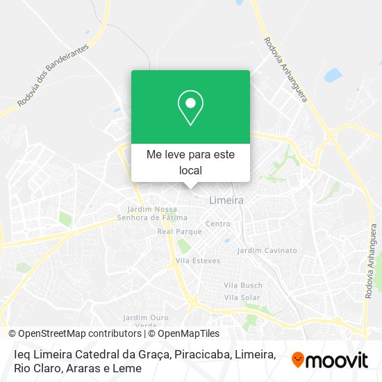 Ieq Limeira Catedral da Graça mapa