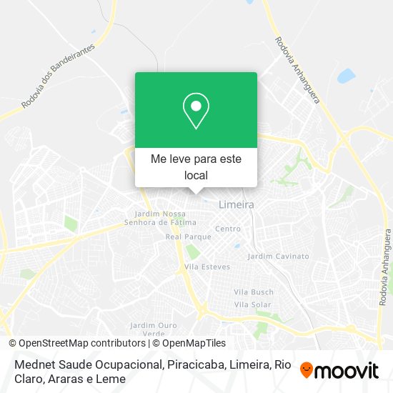 Mednet Saude Ocupacional mapa