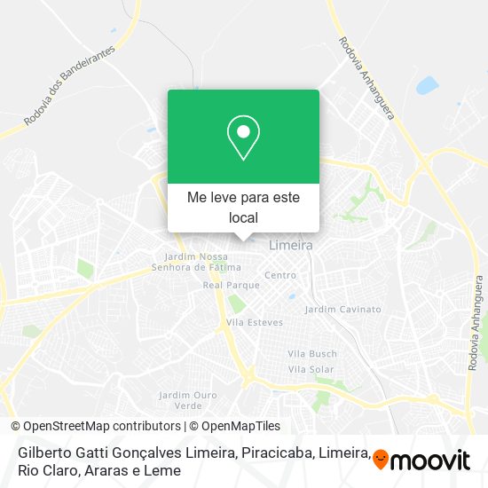 Gilberto Gatti Gonçalves Limeira mapa