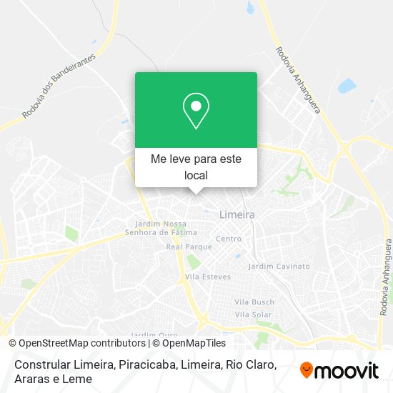 Constrular Limeira mapa