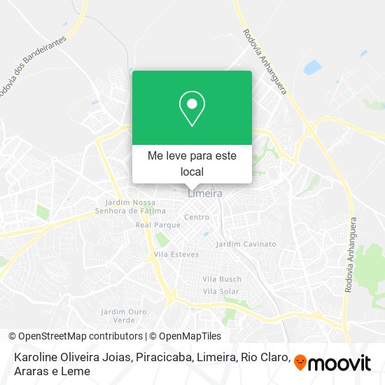 Karoline Oliveira Joias mapa