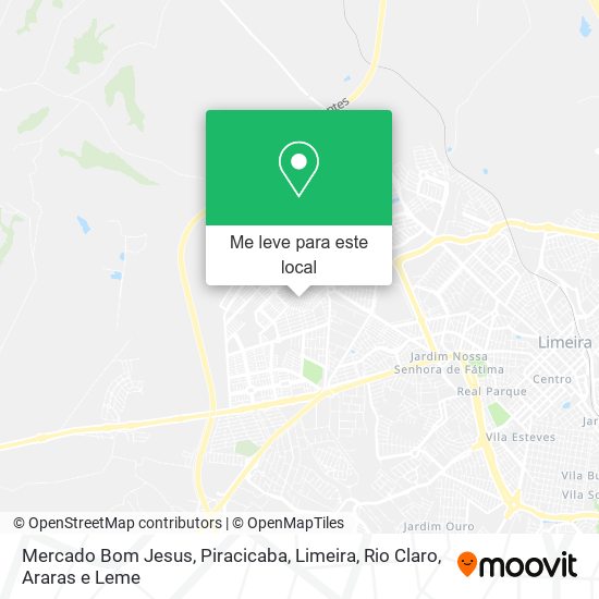 Mercado Bom Jesus mapa