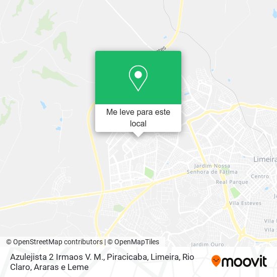 Azulejista 2 Irmaos V. M. mapa