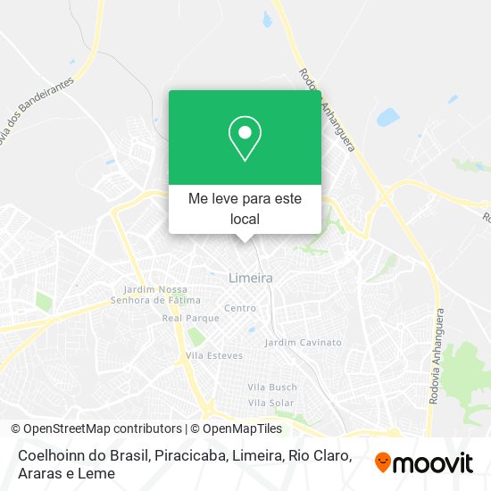 Coelhoinn do Brasil mapa