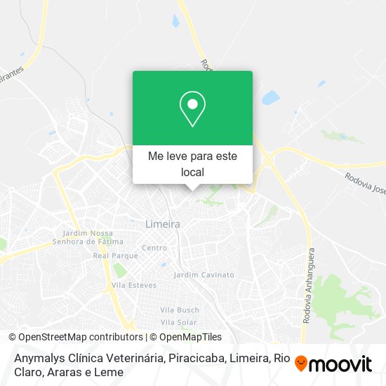 Anymalys Clínica Veterinária mapa