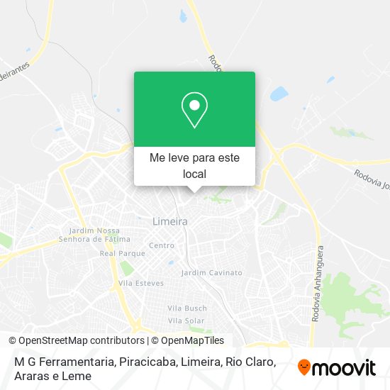 M G Ferramentaria mapa
