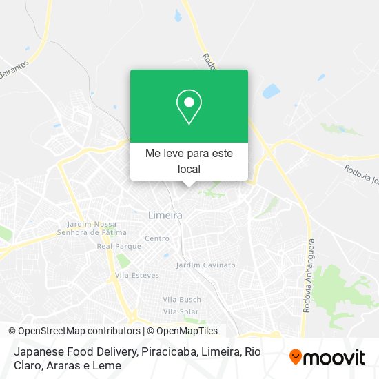 Japanese Food Delivery mapa