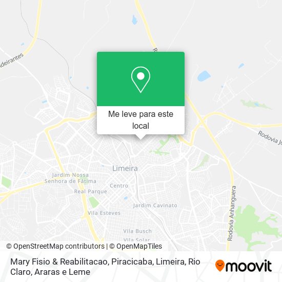 Mary Fisio & Reabilitacao mapa