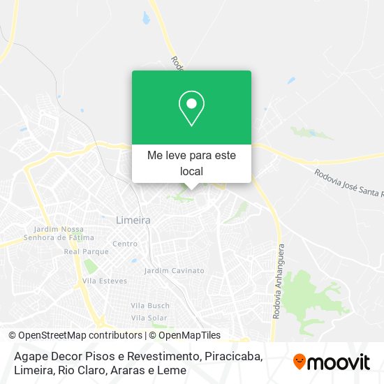 Agape Decor Pisos e Revestimento mapa