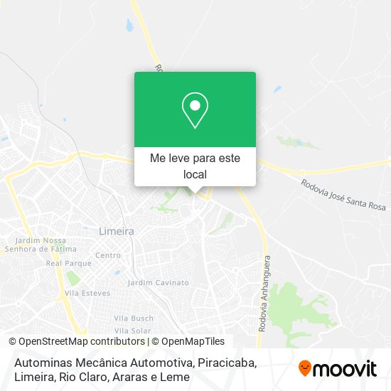 Autominas Mecânica Automotiva mapa