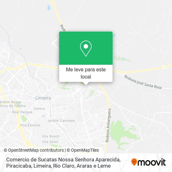 Comercio de Sucatas Nossa Senhora Aparecida mapa