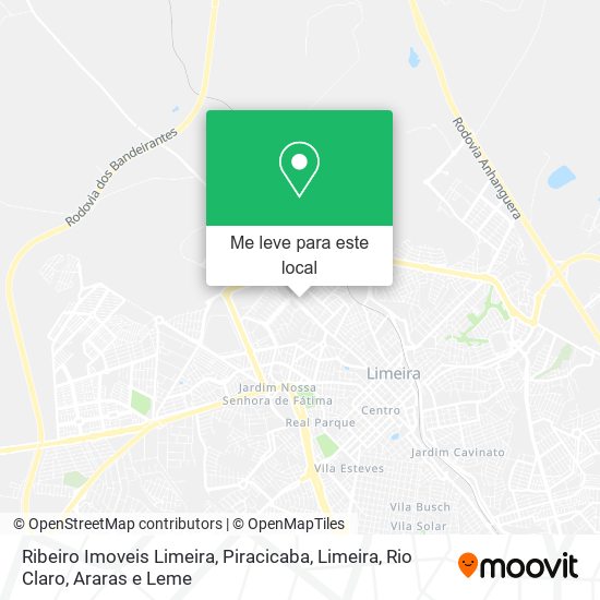 Ribeiro Imoveis Limeira mapa