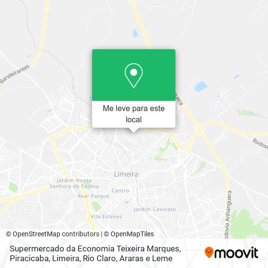 Supermercado da Economia Teixeira Marques mapa