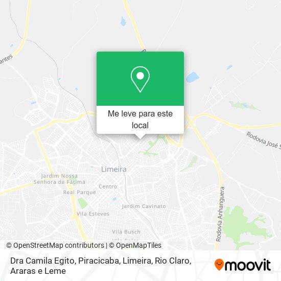 Dra Camila Egito mapa