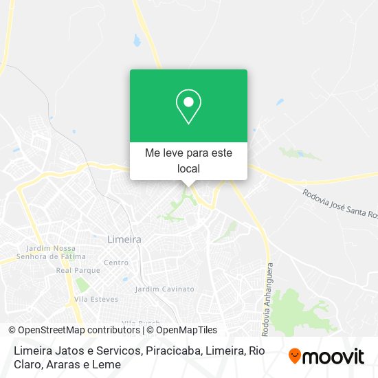 Limeira Jatos e Servicos mapa