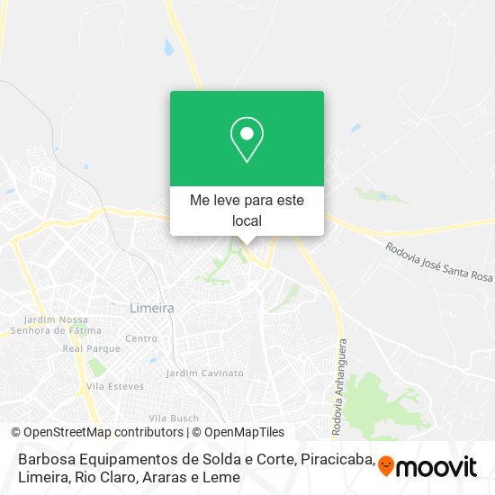 Barbosa Equipamentos de Solda e Corte mapa