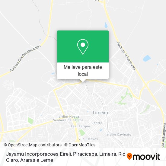 Jayamu Incorporacoes Eireli mapa