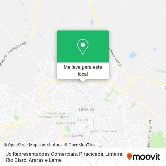 Jc Representacoes Comerciais mapa