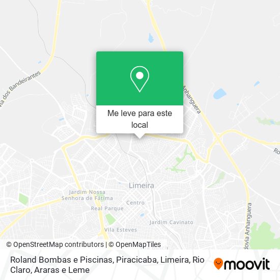 Roland Bombas e Piscinas mapa